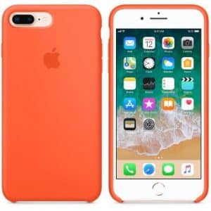coque orange iPhone 7 Plus